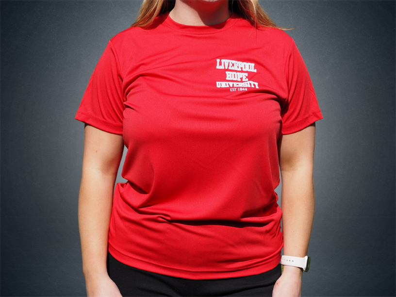 Red Liverpool Hope TriDri Sports Tee